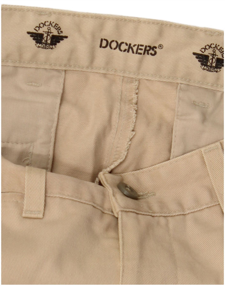 DOCKERS Pantaloni chino drepți pentru bărbați W30 L31 bej