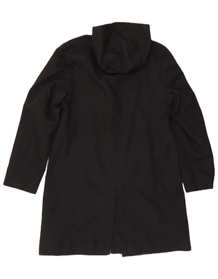 Palton cu glugă pentru bărbați VINTAGE UK 40 Acetat mare negru