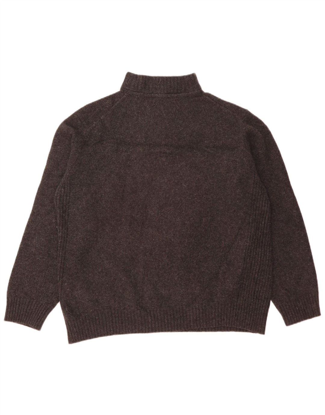 Pulover Barbour pentru femei, cu fermoar, cu gât, UK 20 2XL Lână gri