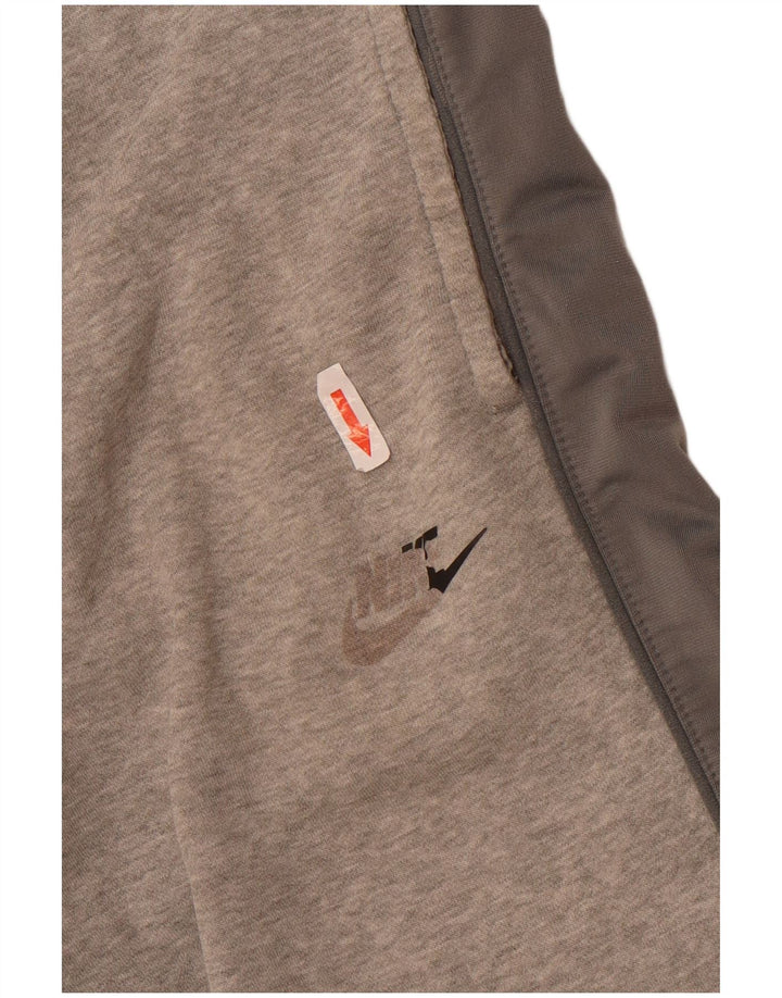 Pantaloni de trening pentru bărbați Nike Pantaloni de jogging, gri mediu, bumbac color bloc