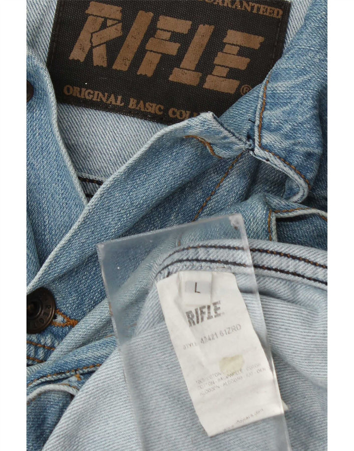Jachetă de blugi pentru bărbați Rifle UK 40, mare, albastru, bumbac