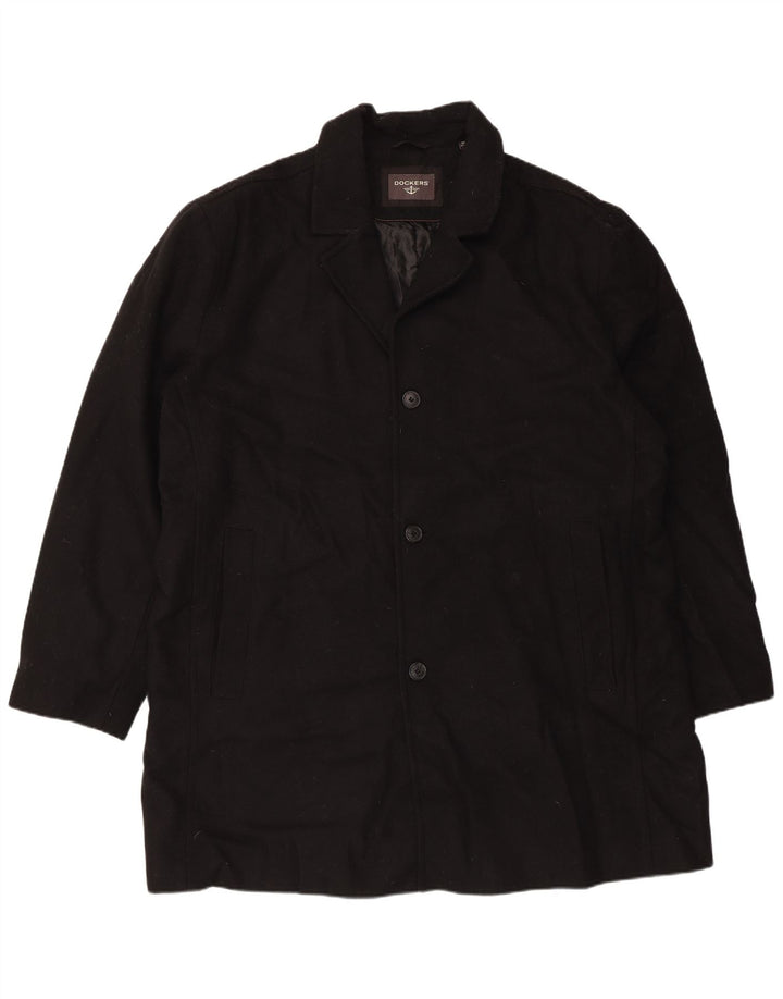 Palton Dockers pentru bărbați UK 44 2XL Lână neagră