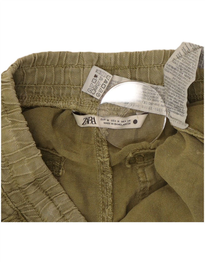 Pantaloni de jogging pentru femei Zara Pantaloni casual Mediu L28 L26 Kaki