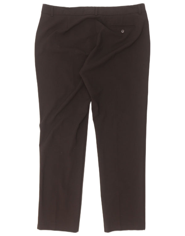Pantaloni casual drepti pentru femei Marks & Spencer UK 16 Large W36 L31 Negru