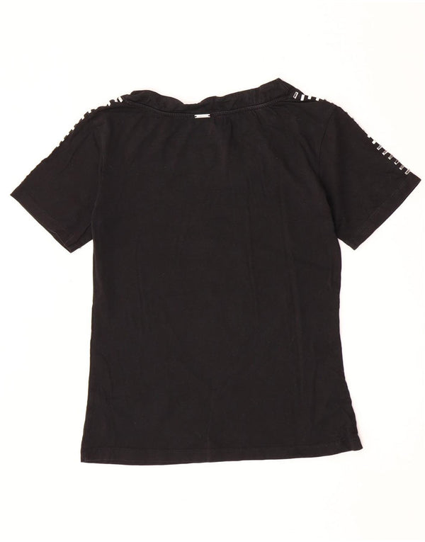 Tricou pentru femei Liu Jo Top UK 10 Small Black Bumbac