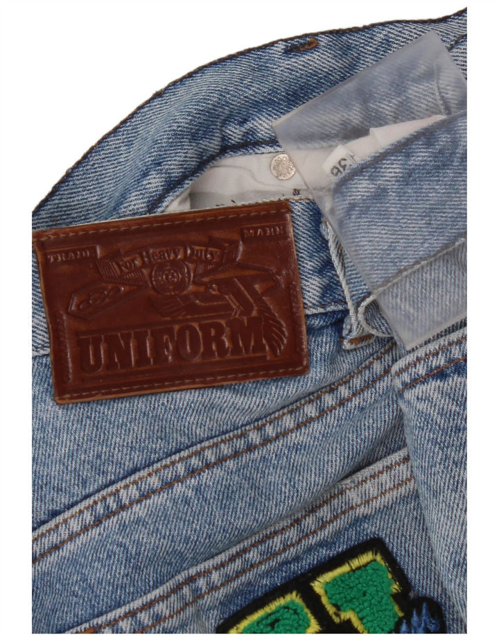 Blugi drepti pentru bărbați UNIFORM W32 L30 Albastru