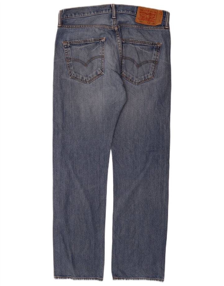 Blugi drepti pentru bărbați Levi's 501 W32 L32 Bumbac albastru