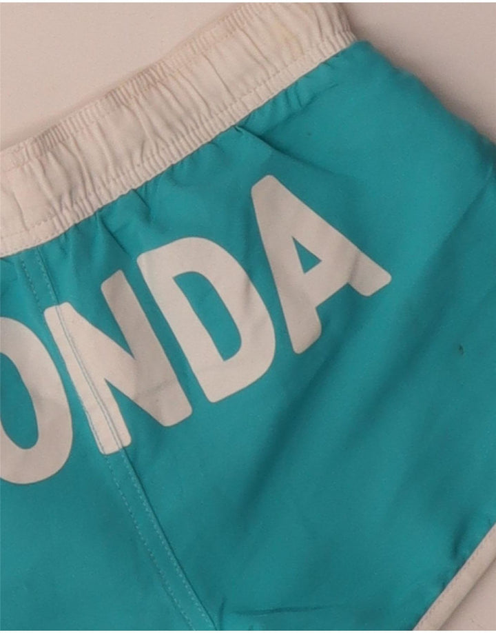 Pantaloni scurți de înot grafic BENETTON pentru băieți 8-9 ani, albastru, color block