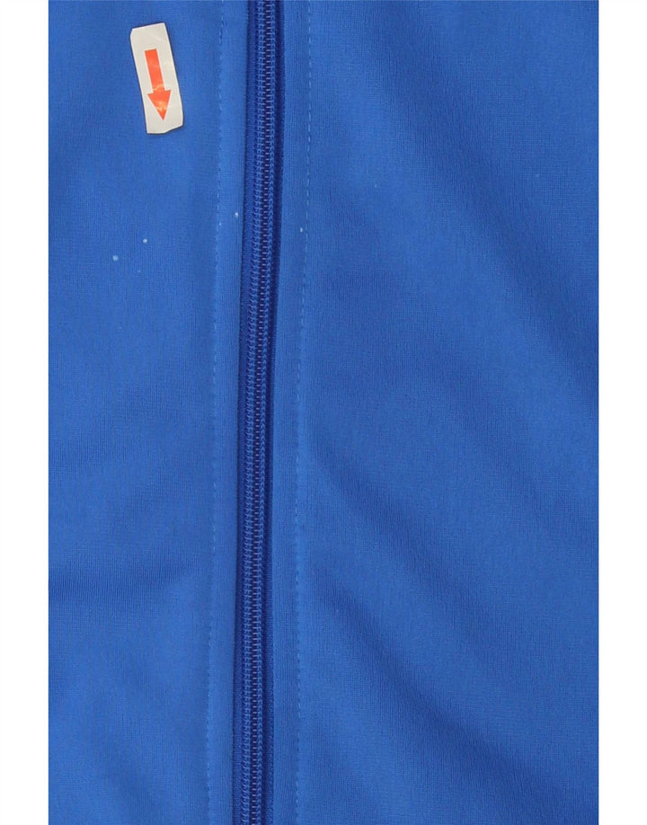Jachetă de trening pentru bărbați Adidas, albastru mic, poliester color bloc