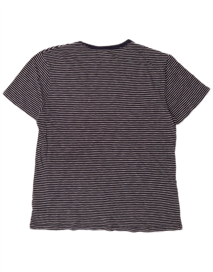 Tricou pentru femei J. CREW Top UK 16 mare, bleumarin, bumbac cu dungi