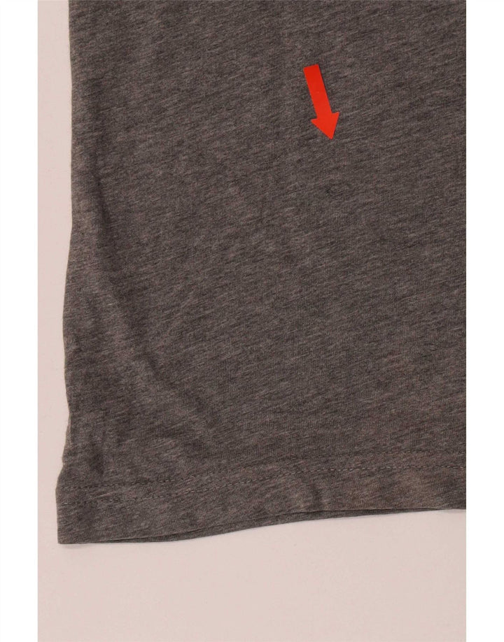 Tricou grafic Puma pentru bărbați Top mic, gri, bumbac