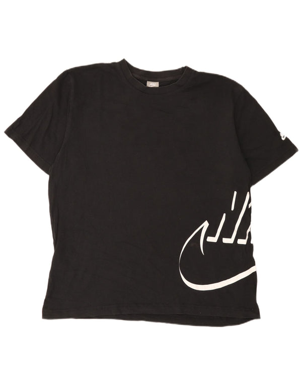 Tricou grafic Nike pentru bărbați Top UK 46/48 XL Bumbac negru
