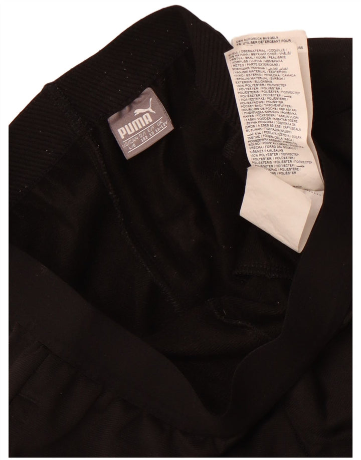Pantaloni de trening Puma pentru baieti 11-12 ani poliester negru