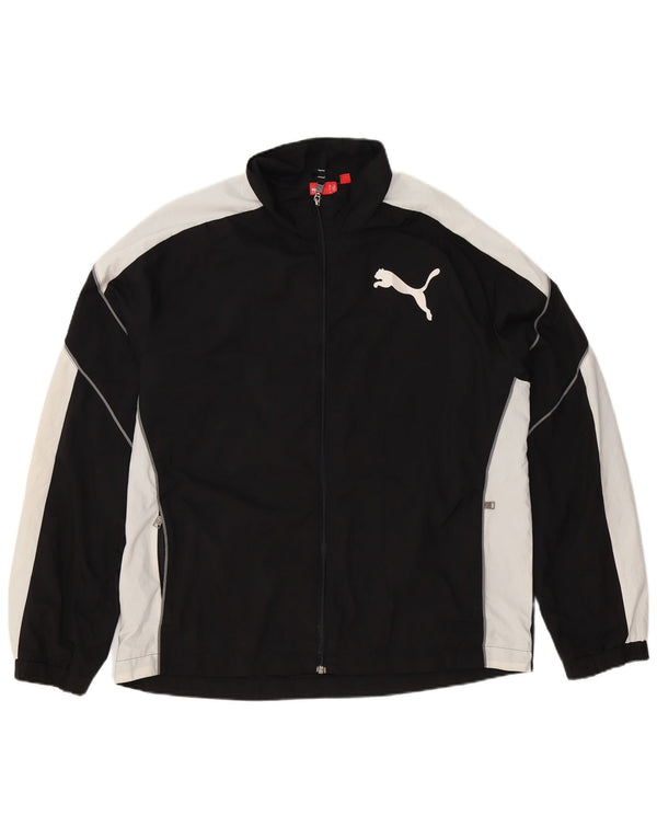Jachetă de trening pentru bărbați Puma, XL, poliester color bloc negru