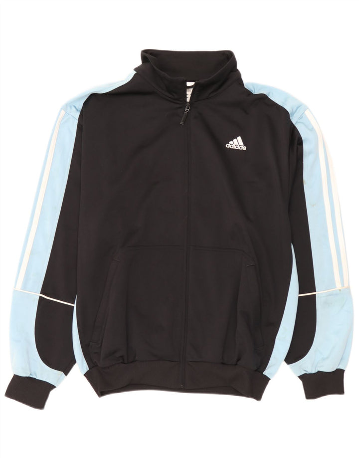 Jachetă de trening pentru bărbați Adidas UK 40/42 Medium Black Colorblock