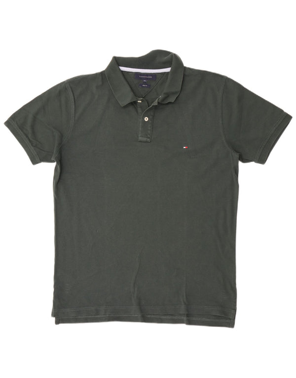Cămașă polo pentru bărbați Tommy Hilfiger slim fit 2XL verde