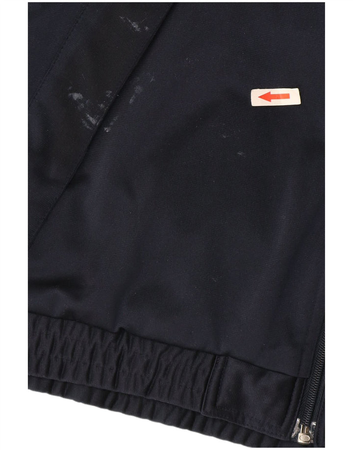 Jachetă de top pentru trening cu grafică Puma pentru bărbați, mare, albastru bleumarin