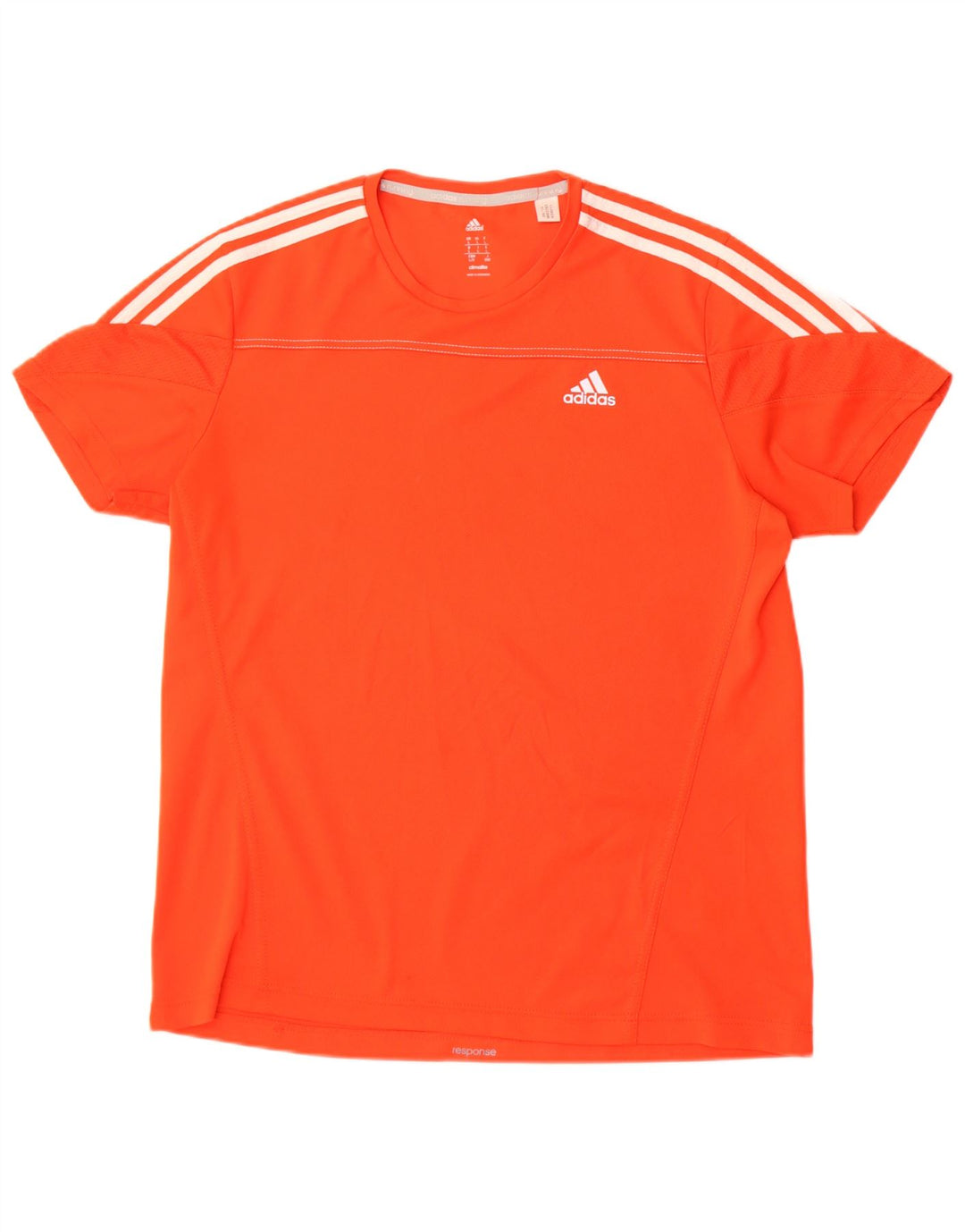 Tricou Adidas Climalite pentru bărbați Top mare poliester portocaliu