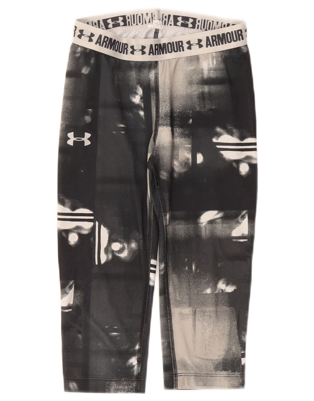 Leggings Capri grafic pentru fete UNDER ARMOUR 7-8 ani, gri Tie Dye