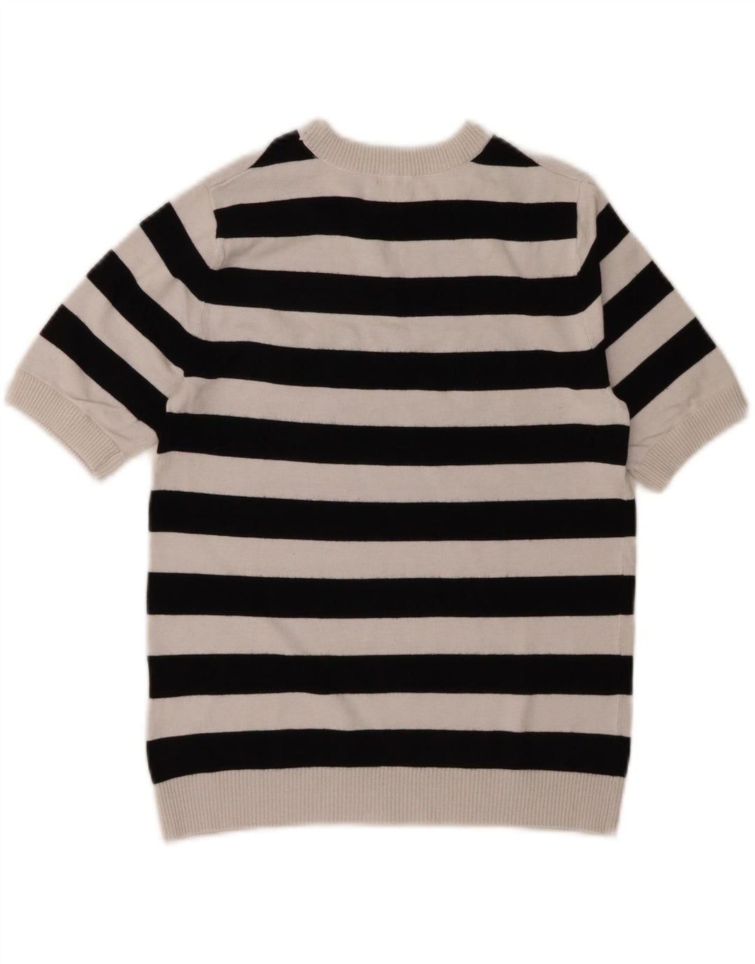 Pulover Guess pentru femei cu decolteu rotund cu grafică din viscoză albă medie UK 12