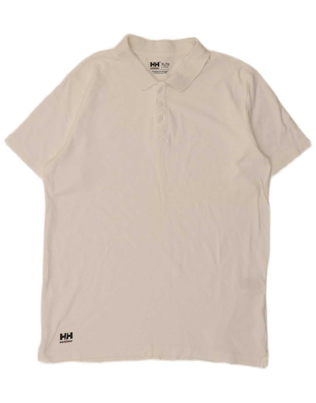 Helly Hansen tricou polo pentru bărbați XL, bumbac alb