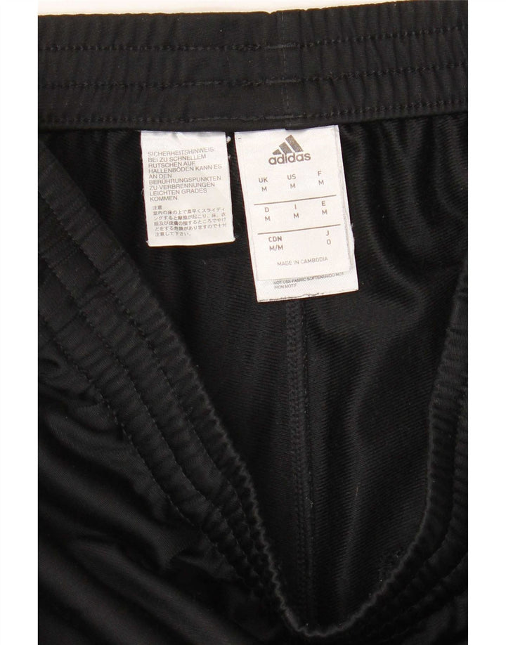 Pantaloni de trening Adidas pentru bărbați Joggeri poliester mediu negru