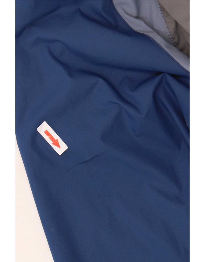 Jachetă de ploaie cu glugă pentru bărbați Fat Face UK 42 XL Gri poliester color bloc