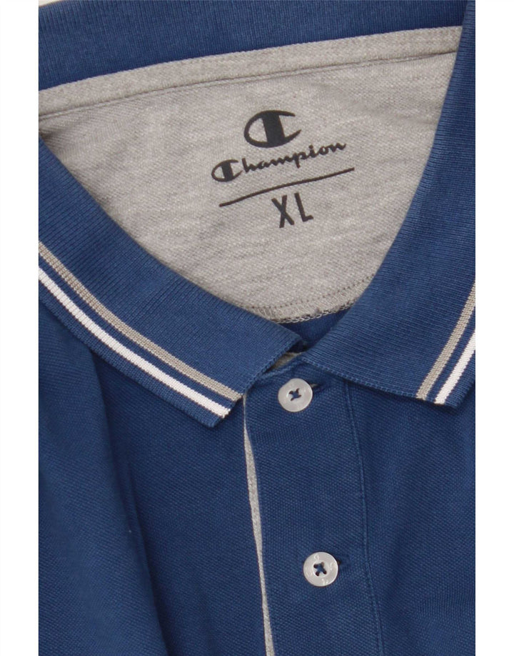 Tricou polo pentru bărbați Champion XL Albastru
