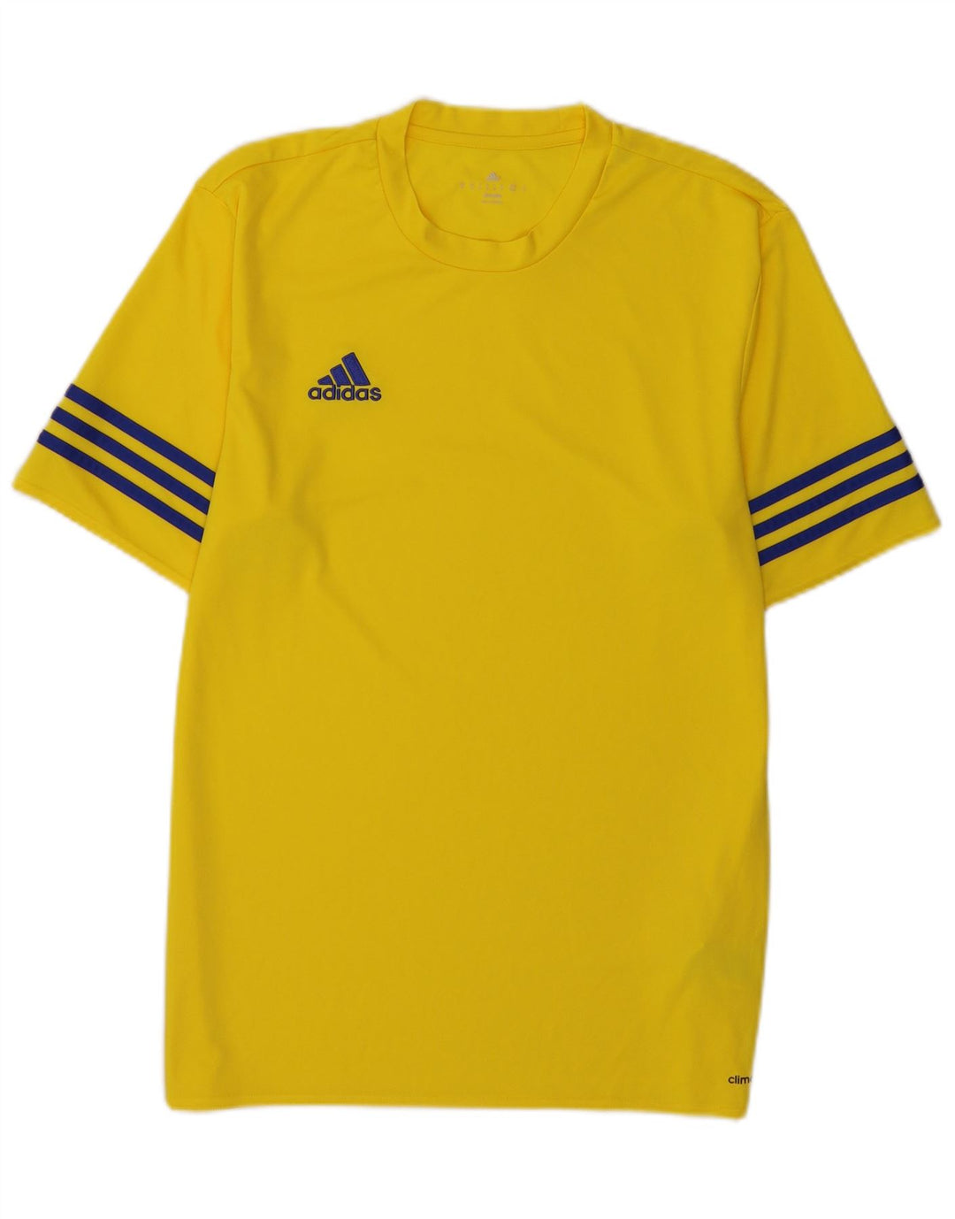 Tricou Adidas Climalite pentru bărbați Top Medium Galben Poliester