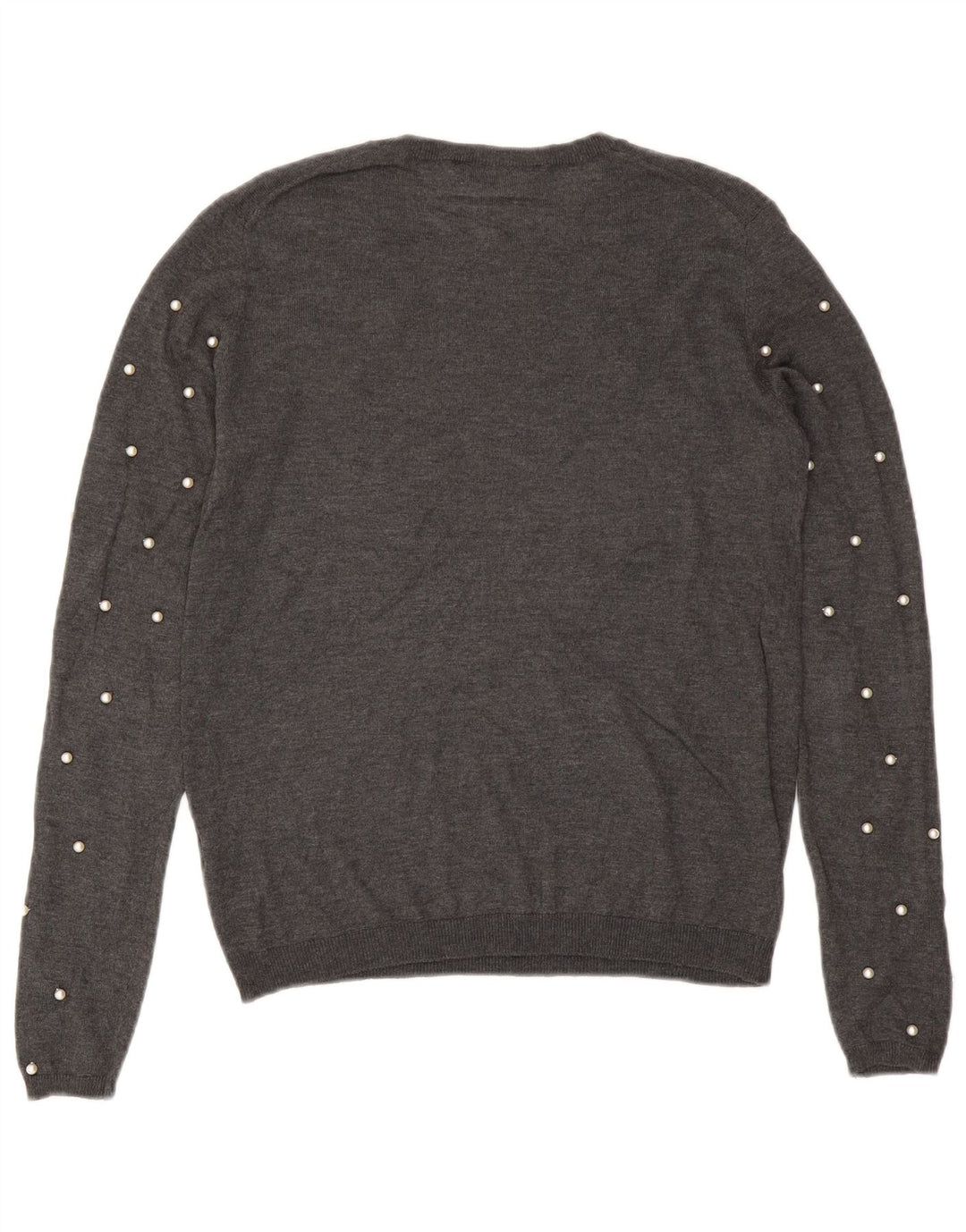 Pulover pentru damă Zara, cu gât turnut, UK 10 Mic Gri Modal