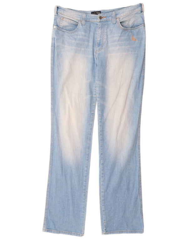 Blugi drepti pentru femei Armani L33 L34 Bumbac albastru