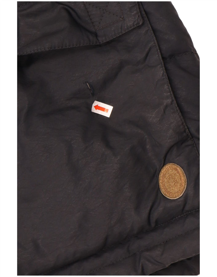 Jachetă căptușită pentru bărbați Trussardi, cu o formă lejeră, IT 44 XS, poliester negru