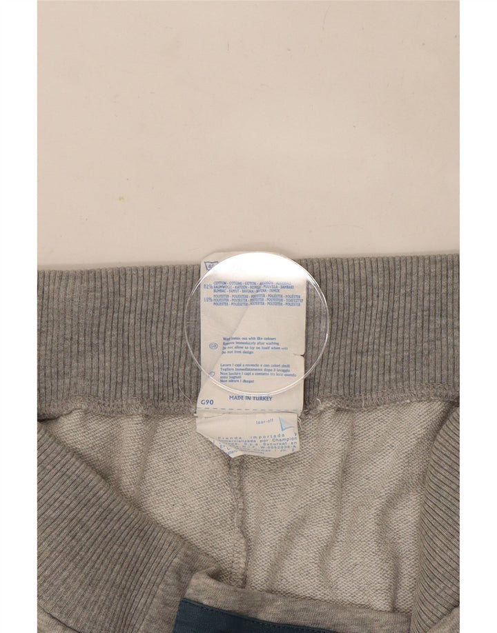 Pantaloni de trening grafic pentru bărbați Champion Pantaloni de jogging, bumbac gri mediu