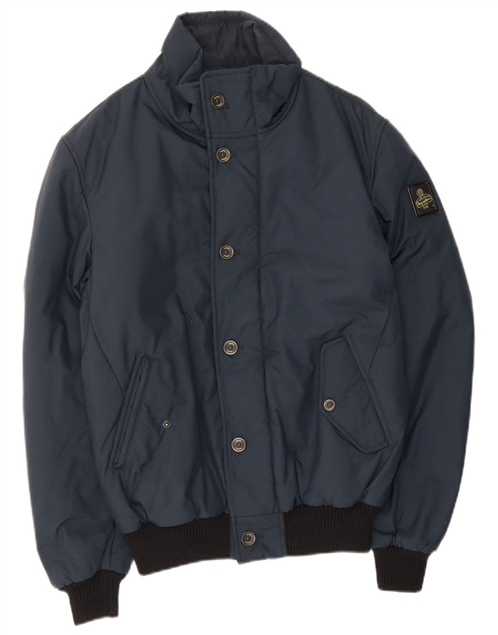 Jachetă bomber pentru bărbați Refrigiwear UK 40 mare, albastru marin, poliamidă color bloc