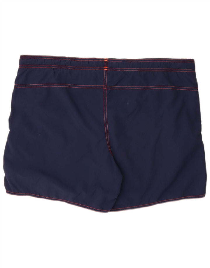 Pantaloni scurți de înot Adidas pentru bărbați, nailon mediu bleumarin