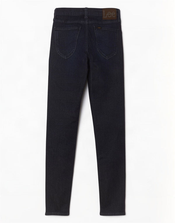 Blugi skinny Lee Malone pentru femei W26 L32 bumbac bleumarin