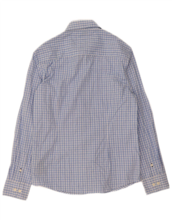 TOMMY HILFIGER Boys Shirt 14-15 Years Blue Check Cotton