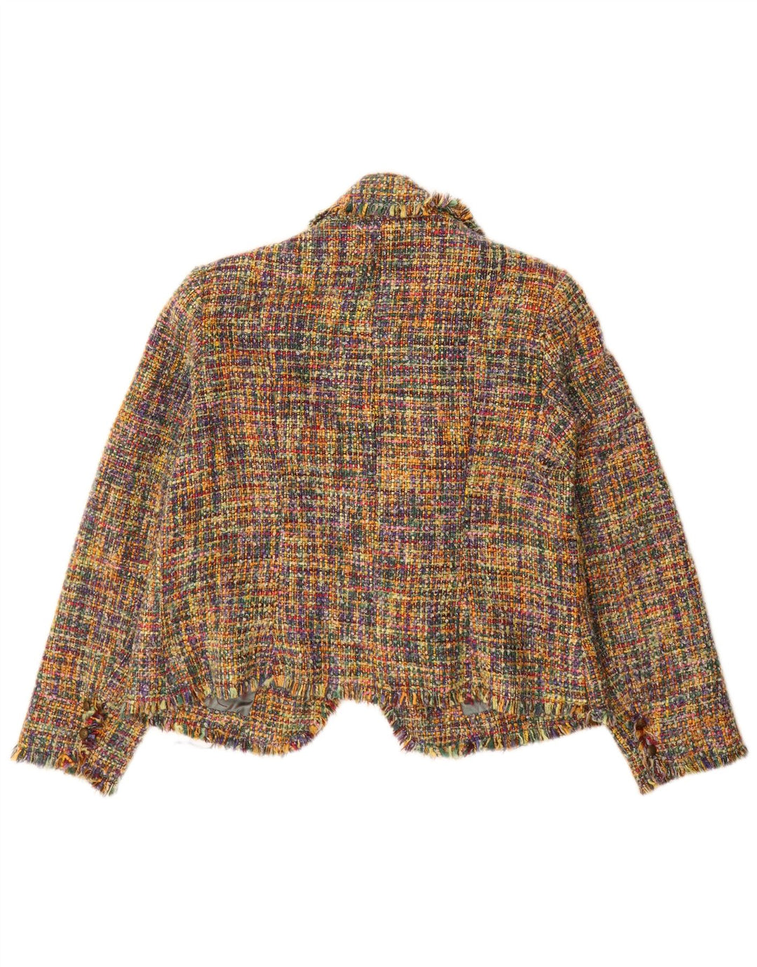 Jachetă Blazer deschisă pentru femei SASHA UK 16, mare, multicolor, acrilic