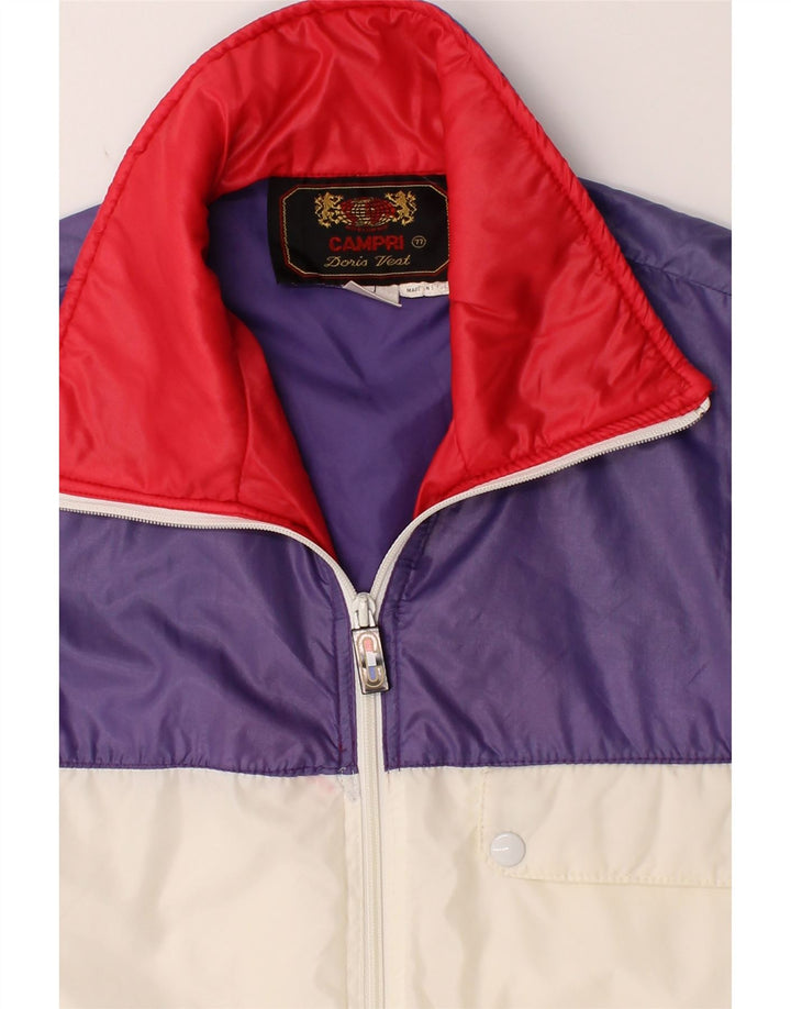 CAMPRI Mens Gilet UK 40/42 Medium White Colourblock Vintage Campri and Second-Hand Campri from Messina Hembry 