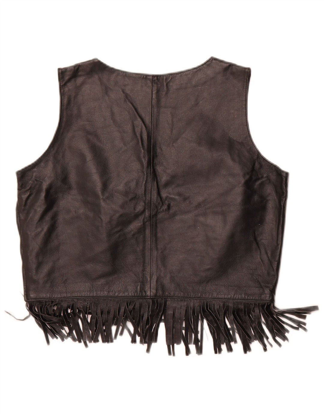 Crop Top din colecția casual pentru femei WOODPECKER EU 42 Medium Black Leather