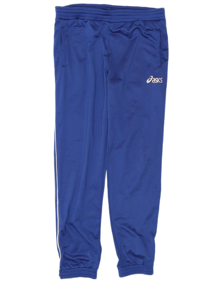 Pantaloni de trening Asics pentru bărbați Pantaloni de jogging Mic, albastru, poliester
