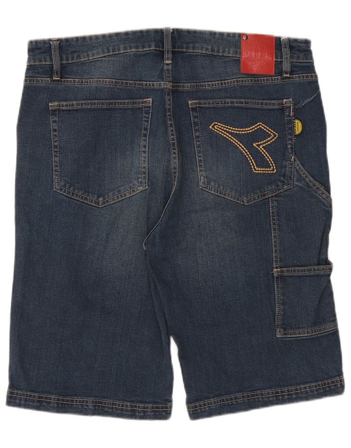 Pantaloni scurți Diadora pentru bărbați Cargo Denim W36 Large Blue Bumbac
