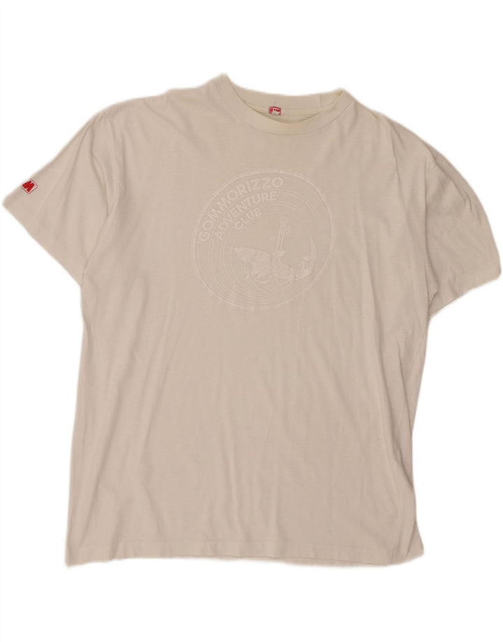 Tricou grafic SLAM pentru bărbați Top 2XL Alb