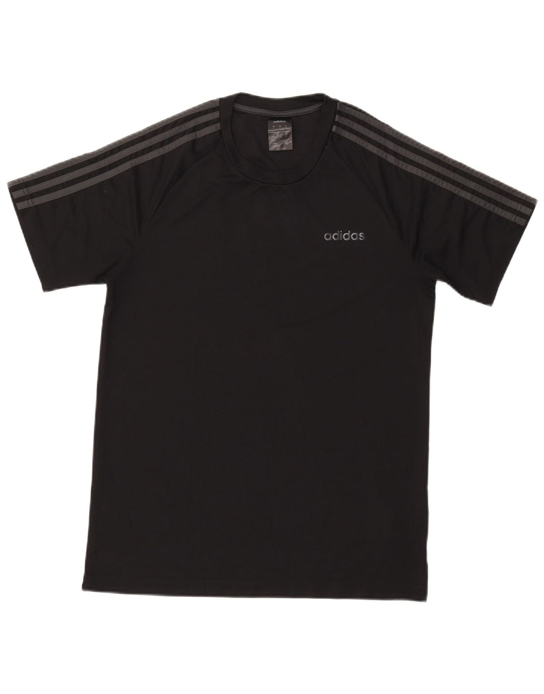 Tricou ADIDAS Climalite pentru bărbați, poliester mediu negru