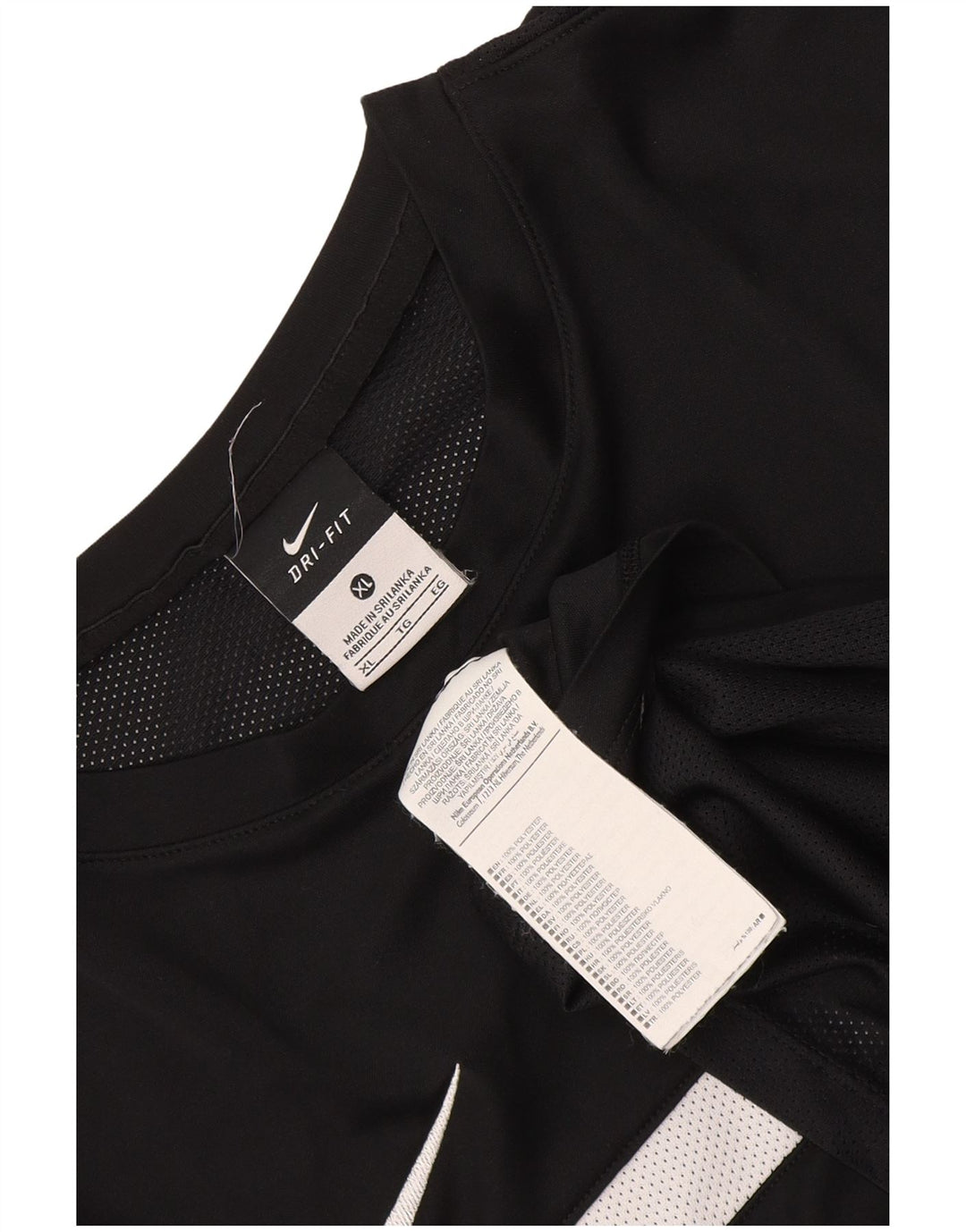 Tricou Nike Dri Fit pentru bărbați Top XL Negru Poliester color bloc