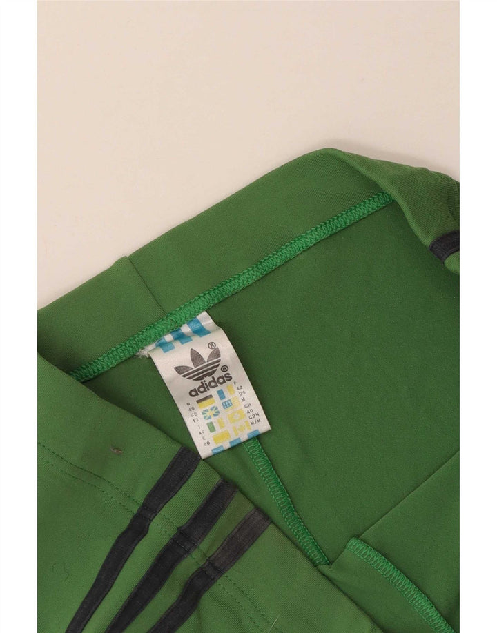 Pantaloni scurți sport Adidas pentru femei UK 12 Medium Green Poliamidă
