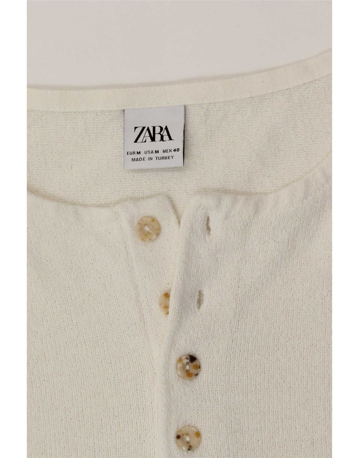 Tricou pentru bărbați Zara Top Mediu Alb