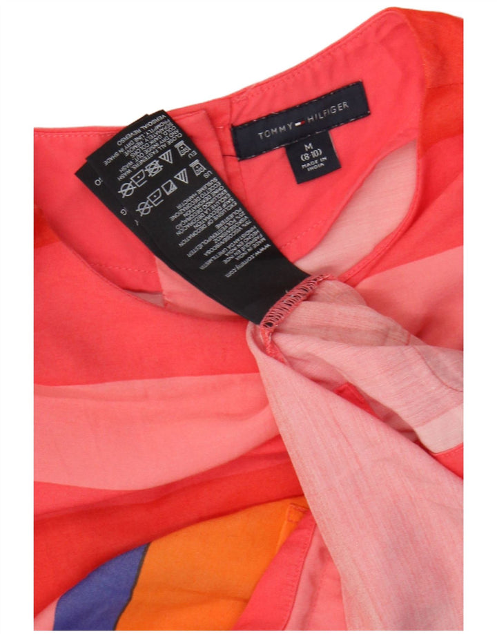 TOMMY HILFIGER Bluză Fete Top 8-9 Ani Viscoză Mediu Dună Roșie