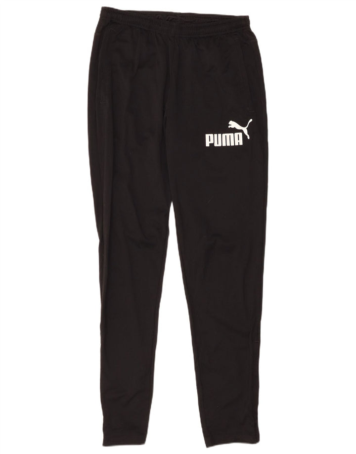 Pantaloni de trening grafic PUMA pentru bărbați, negru mediu