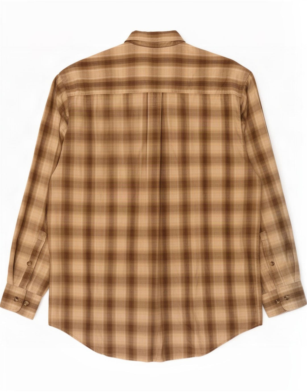 Cămașă de flanel pentru bărbați Timberland, bumbac caros, kaki mediu